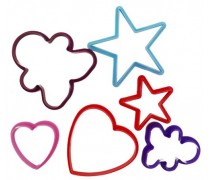 Формы для печенья. Человечек, звезда, сердце