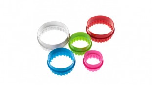 Вырубки Круг рифленный. 5 штук