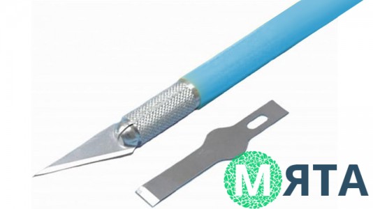 Нож-скальпель для мастики