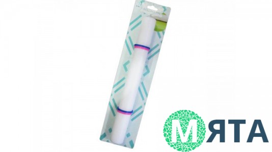 Скалка для мастики пластиковая с ограничителями, большая