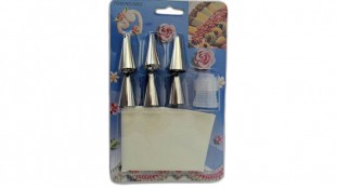 Мешочек кондитерский малый с насадками и переходником