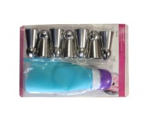 Набор кондитерских  насадок Волан +мешочек с переходником