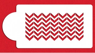 Трафарет Зигзаги 