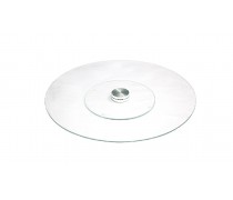 Поворотный стол, Стеклянный