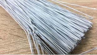 Проволока в белой обмотке. 10шт