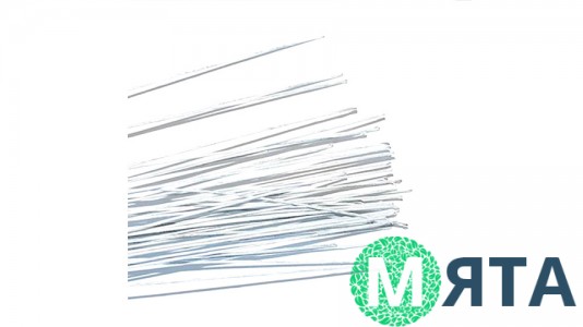 Проволока в белой обмотке. 25шт (Китай)