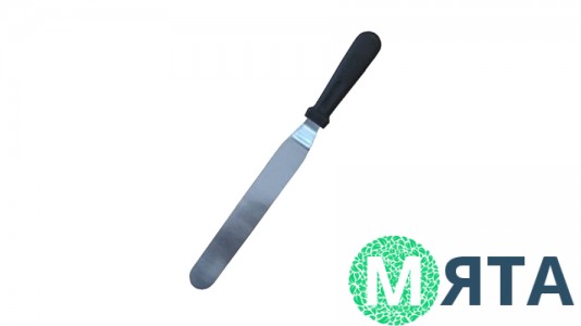 Шпатель кондитерский большой, изогнутый