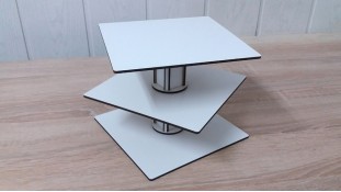 Стойка под торт кубик, двп. 17х17 см