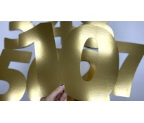 Трафарет для торта Цифра, Картон