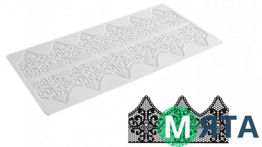 Коврик для гибкого айсинга Кружево №4