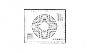 Силиконовый коврик армированный 30х40 см