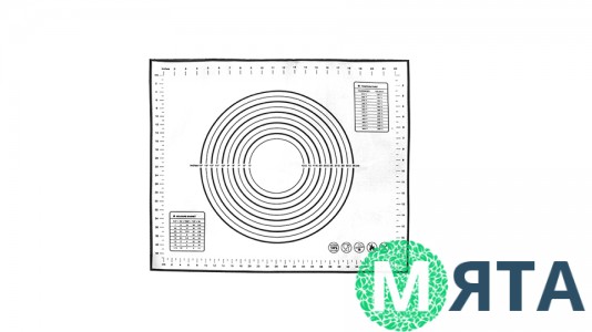 Силиконовый коврик армированный 30х40 см