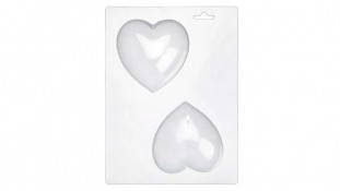 Форма для шоколада Сердца, 2шт