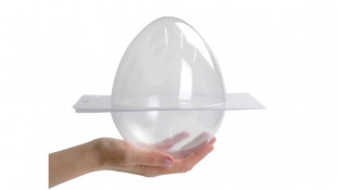 Форма для шоколада Яйцо Киндер 15 см, 2 части