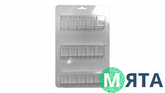 Форма для шоколада Батончики №6, 3 шт