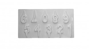 Форма для шоколада Цифры топперы