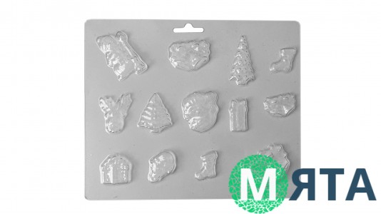 Форма для шоколада Новогоднее Ассорти