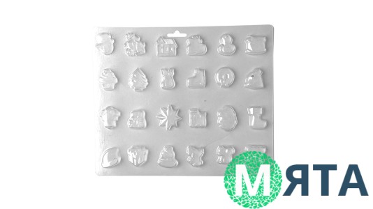 Форма для шоколада Новогоднее Ассорти №2