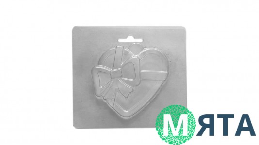 Форма для шоколада Сердце с бантом