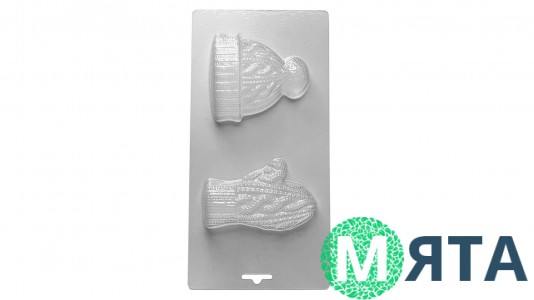 Форма для шоколада Шапочка и Рукавичка