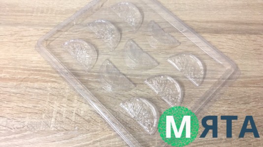 Молд для шоколада и мастики Дольки цитруса