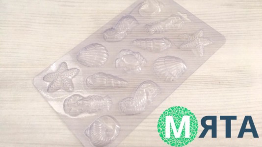 Молд для шоколада и мастики Морское ассорти