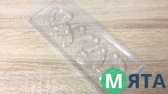 Молд для шоколада и мастики Пяточки