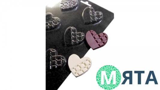 Форма для шоколада и мастики Сердце