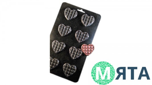 Форма для шоколада и мастики Шоколадное сердце