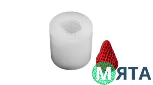 Молд Клубника 3d