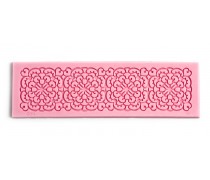 Мини коврик силиконовый для айсинга и мастики прямоугольник Ажур