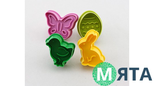 Плунжеры для мастики Пасхальные