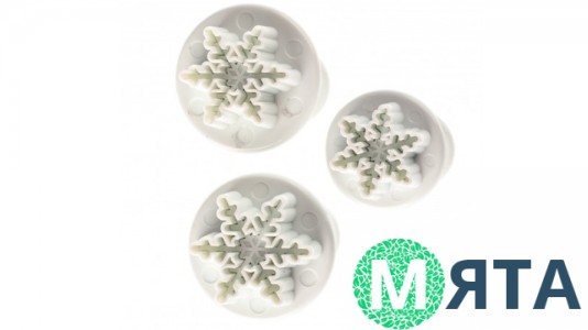Плунжеры для мастики Снежинки-мини