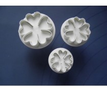 Плунжеры для мастики Цветы. 3 штуки