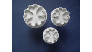 Плунжеры для мастики Цветы. 3 штуки