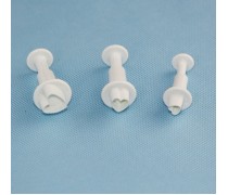Плунжеры для мастики Мини-Сердечки. 3 штуки