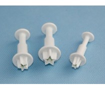 Плунжеры для мастики Мини-Звездочки. 3 штуки