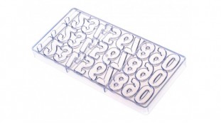 Поликарбонатная форма для конфет Цифры