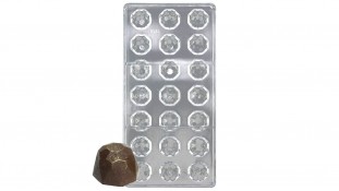 Поликарбонатная форма для конфет Драгоценные камни