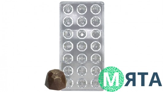 Поликарбонатная форма для конфет Драгоценные камни