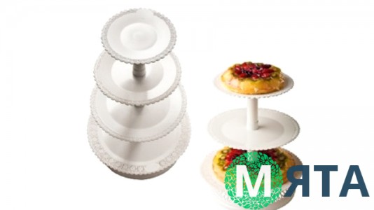 Стойка для торта и десертов 4-ярусная