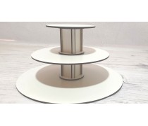 Стойка под десерты круглая, двп