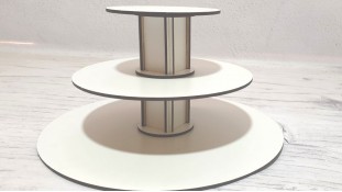 Стойка под десерты круглая, двп