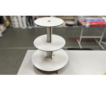 Стойка под десерты круглая №2 Высокая, двп