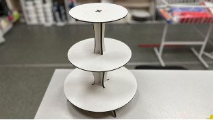 Стойка под десерты круглая №2 Высокая, двп