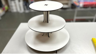 Стойка под десерты круглая №3, двп