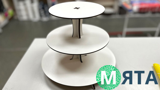 Стойка под десерты круглая №3, двп