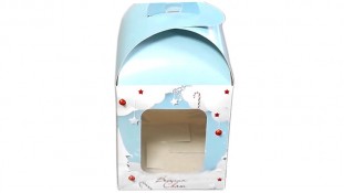 Новогодняя коробка 12х12х15 см Новогодняя коробка 12х12х15 см