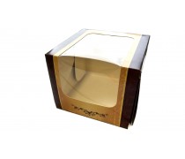 Коробка для Бенто торта Коричневая