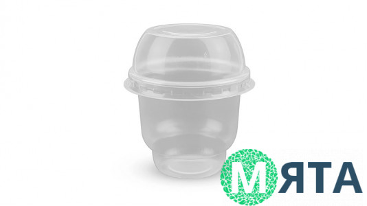 Стакан-креманка с крышкой 200 мл